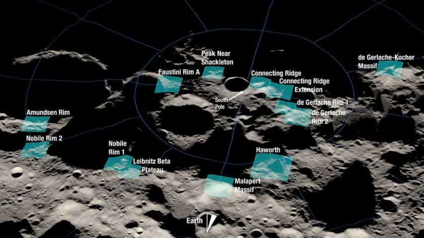 Фото - НАСА определило районы для высадки астронавтов на Луну